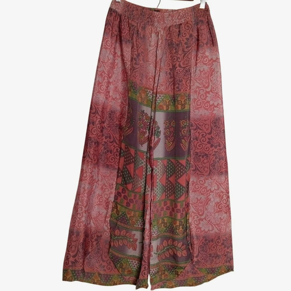 Karma Highway Boho Wide Leg Breezy Pant - OneSize Fits Most